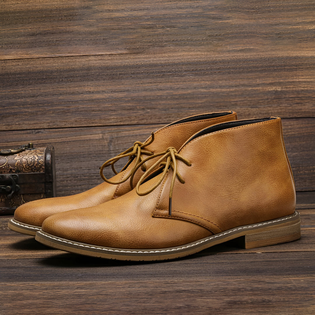 Quentin™ | Bottes chukka en cuir