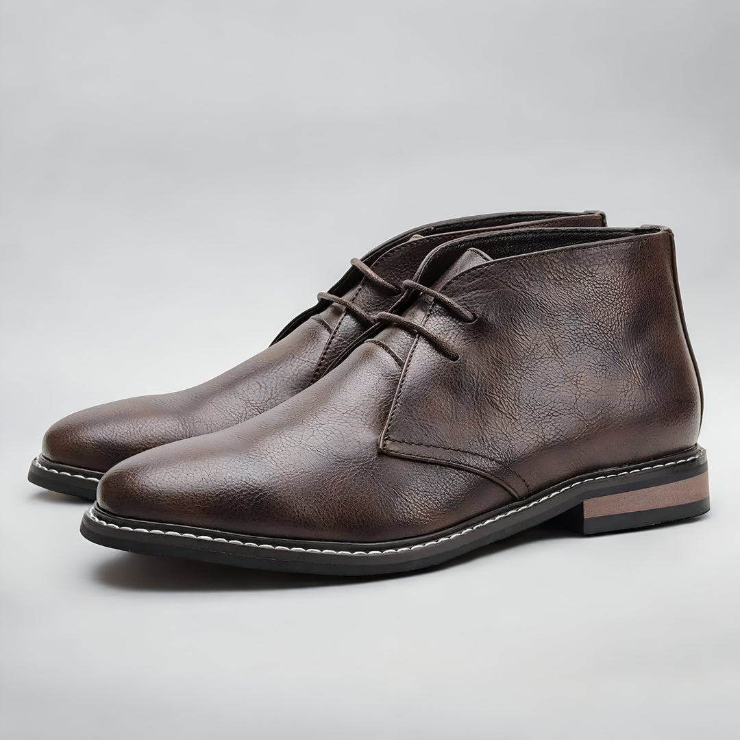 Quentin™ | Bottes chukka en cuir