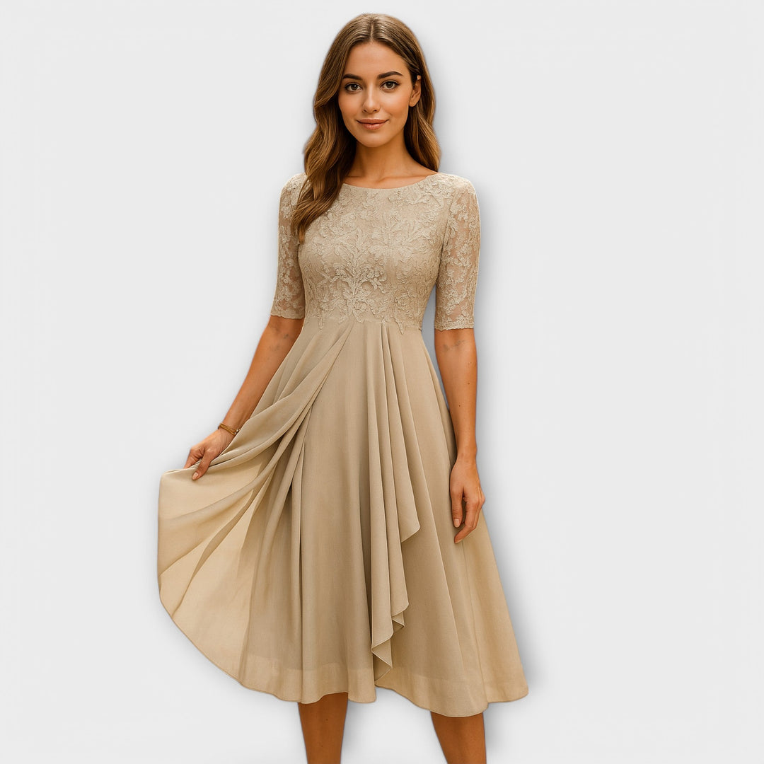 Élodie™ | Robe d’invitée de mariage élégante