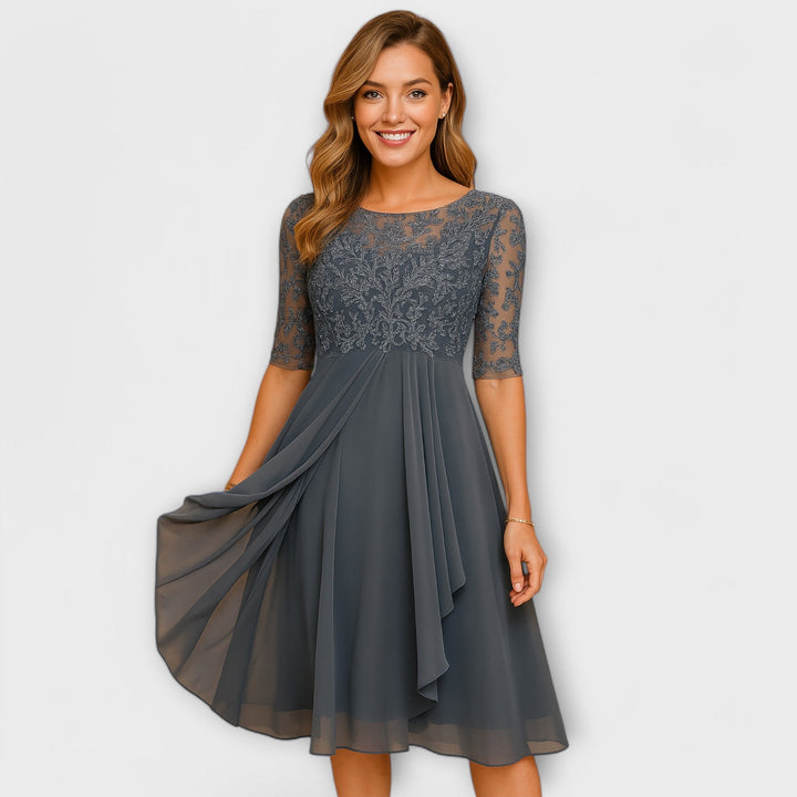 Élodie™ | Robe d’invitée de mariage élégante