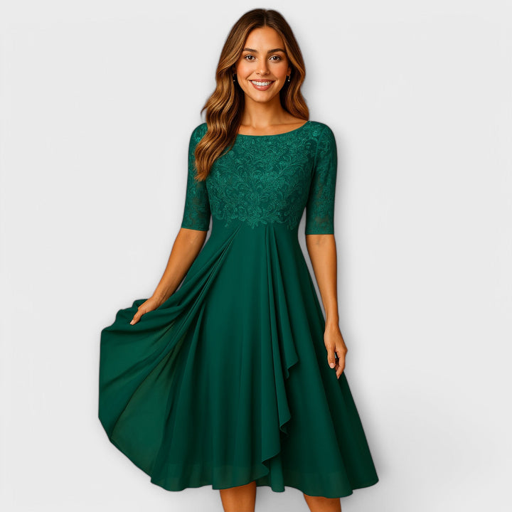 Élodie™ | Robe d’invitée de mariage élégante