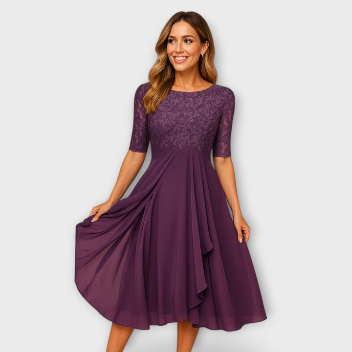 Élodie™ | Robe d’invitée de mariage élégante