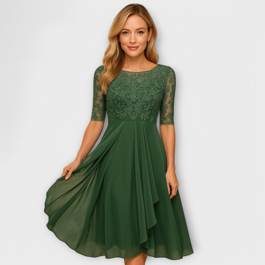 Élodie™ | Robe d’invitée de mariage élégante