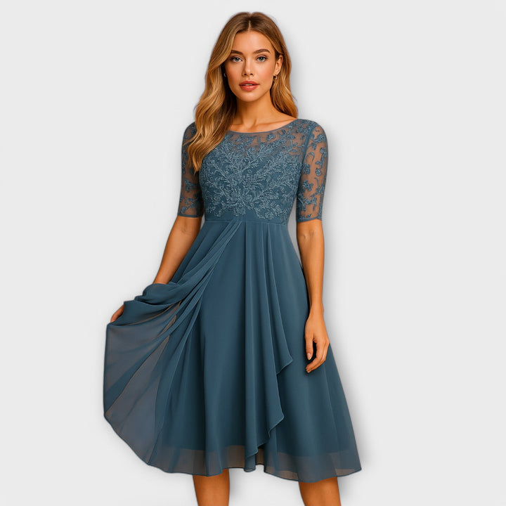 Élodie™ | Robe d’invitée de mariage élégante