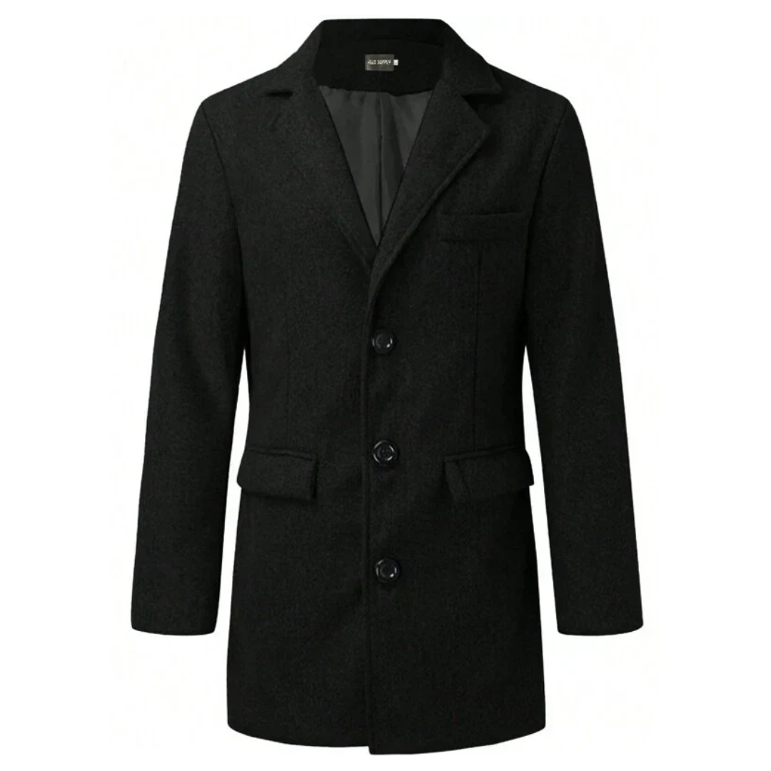 Trench Homme Classique Chaud pour l’Hiver | Long