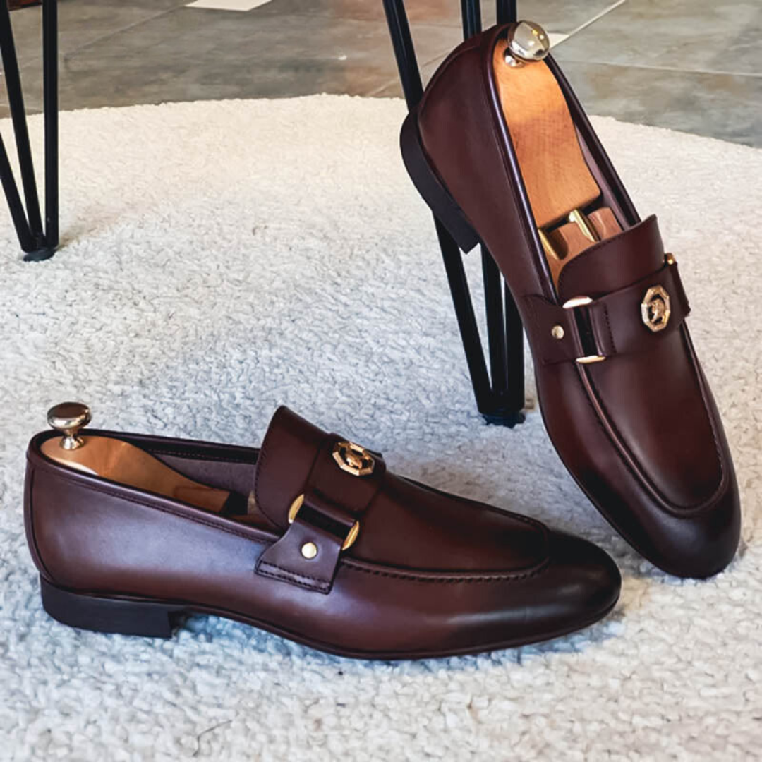 Adrien™ | Mocassins en Cuir Véritable