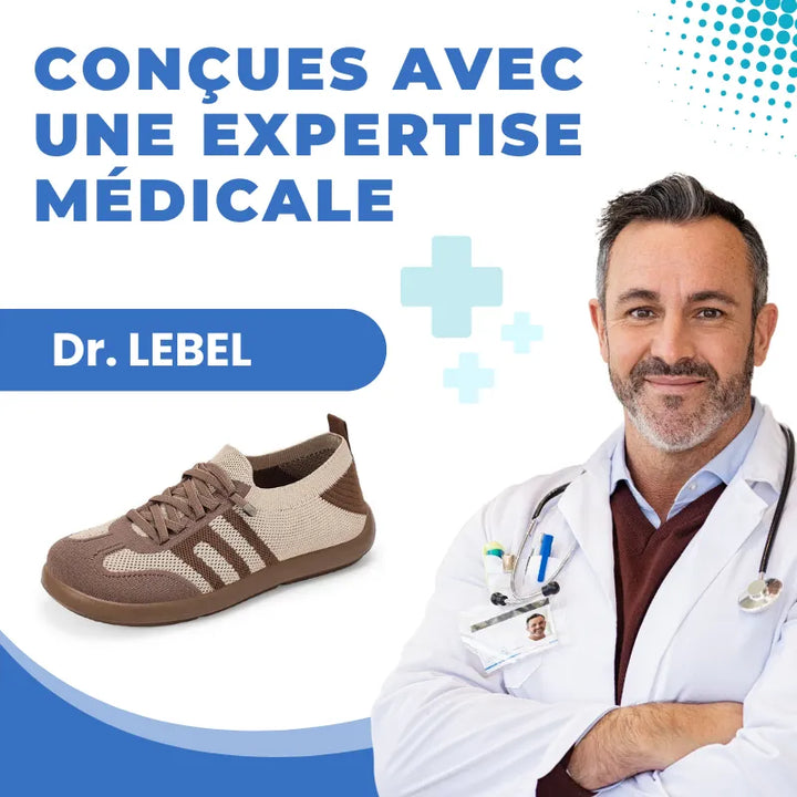 ErgoNova™ - Baskets à confort orthopédique pour femme