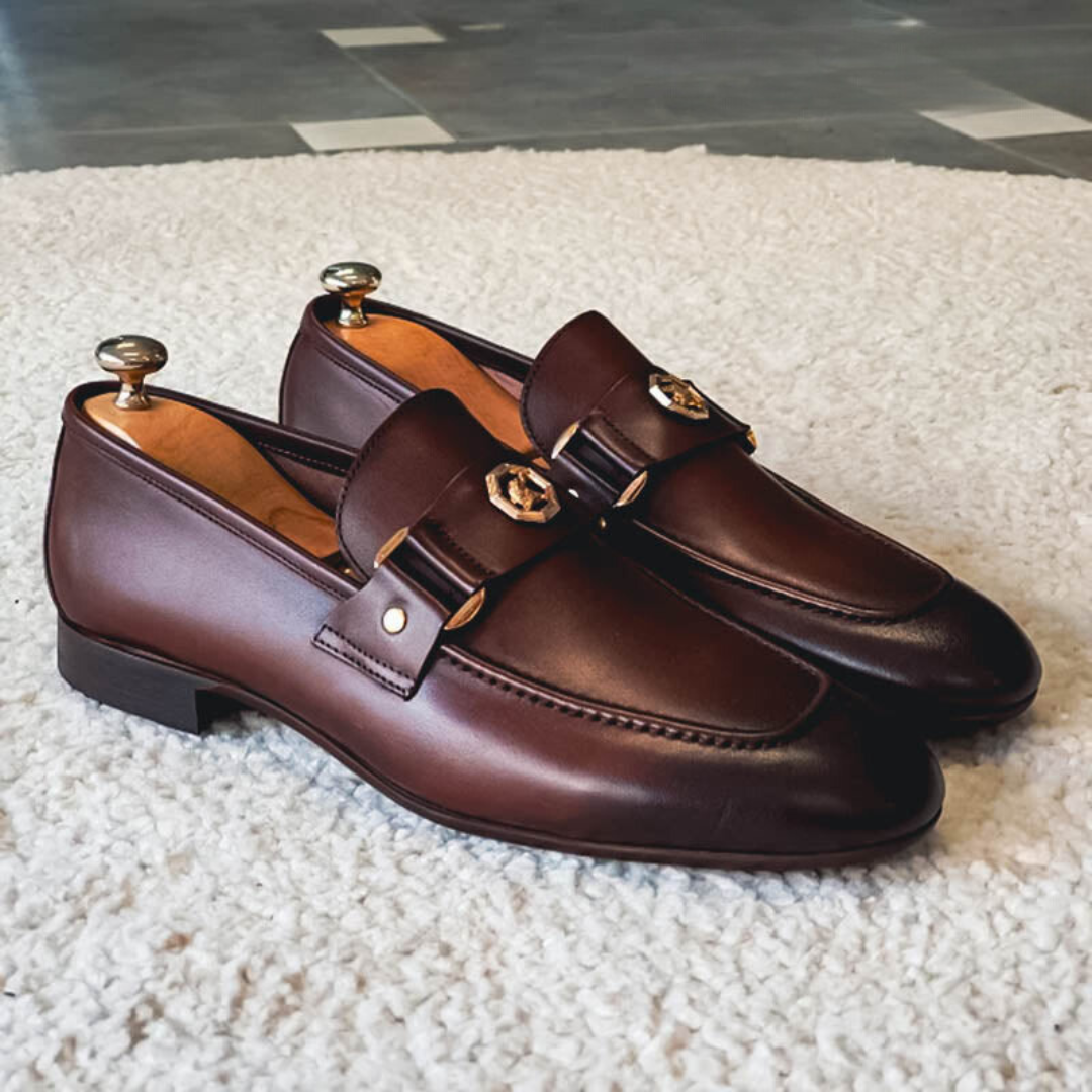 Adrien™ | Mocassins en Cuir Véritable