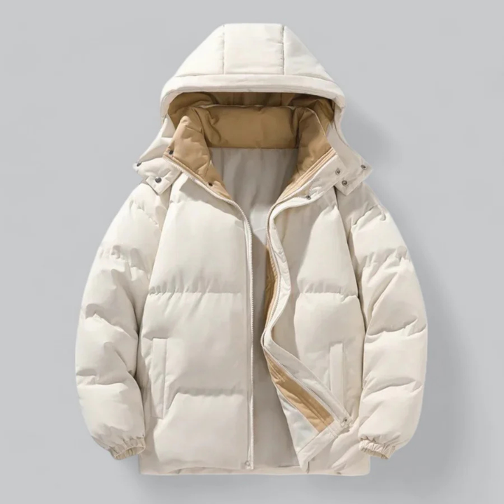 ÉTIENNE | Doudoune Homme Hiver | Classique, Chaude et a Capuche