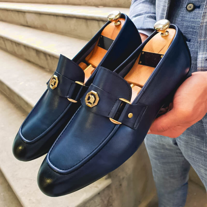 Adrien™ | Mocassins en Cuir Véritable