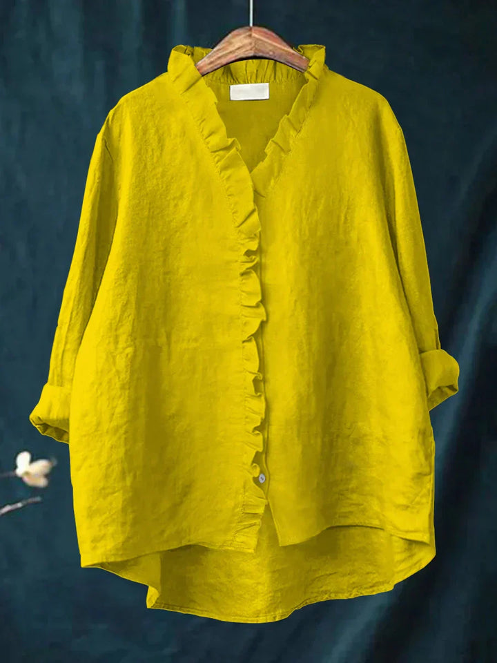Chemise Almina Décontractée En coton & En Lin