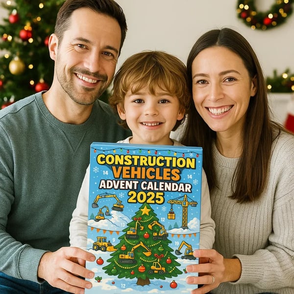 🚜 Calendrier de l’Avent Véhicules de Chantier 2025