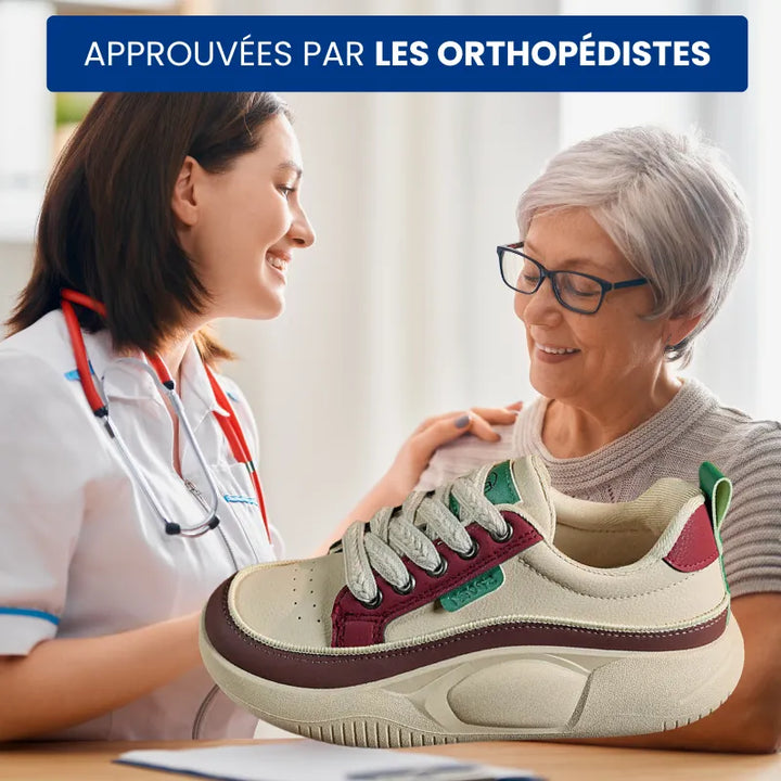 OrthoBella™ – Baskets de ville à confort orthopédique femme