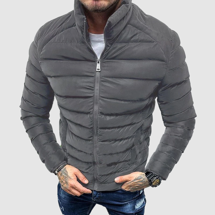Doudoune Homme d’Hiver à Coupe Slim – Chaude et Stylée