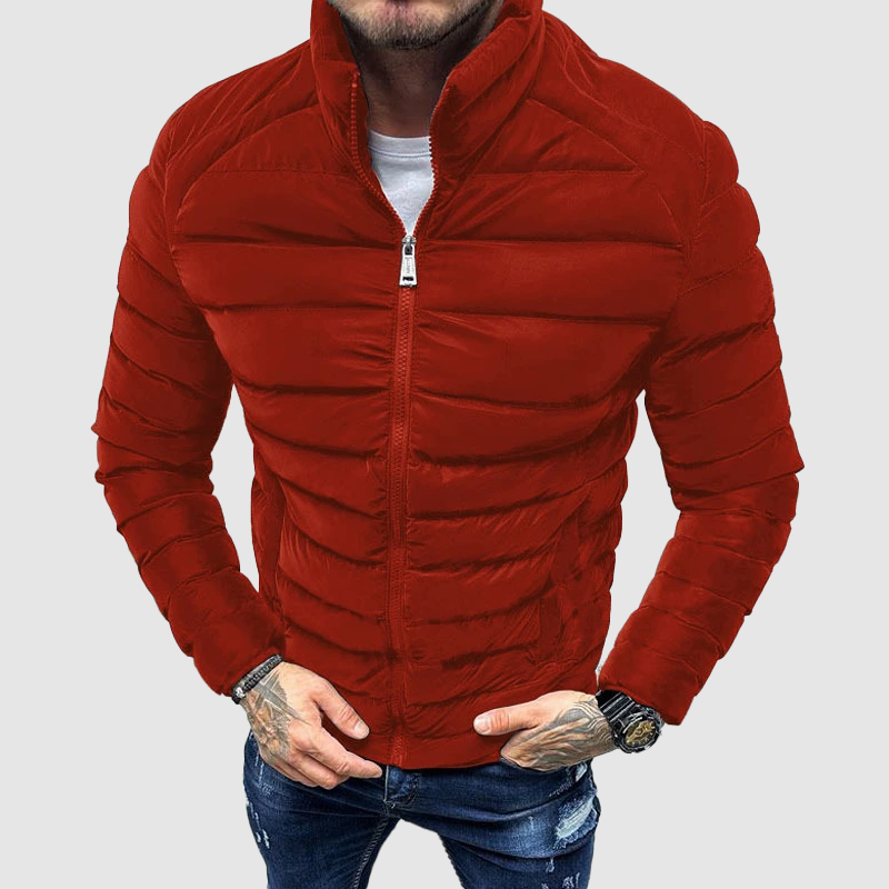Doudoune Homme d’Hiver à Coupe Slim – Chaude et Stylée