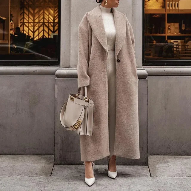 Manteau Long Femme Oversize | Chaud et Décontracté