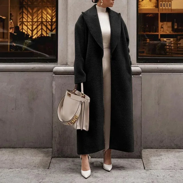 Manteau Long Femme Oversize | Chaud et Décontracté