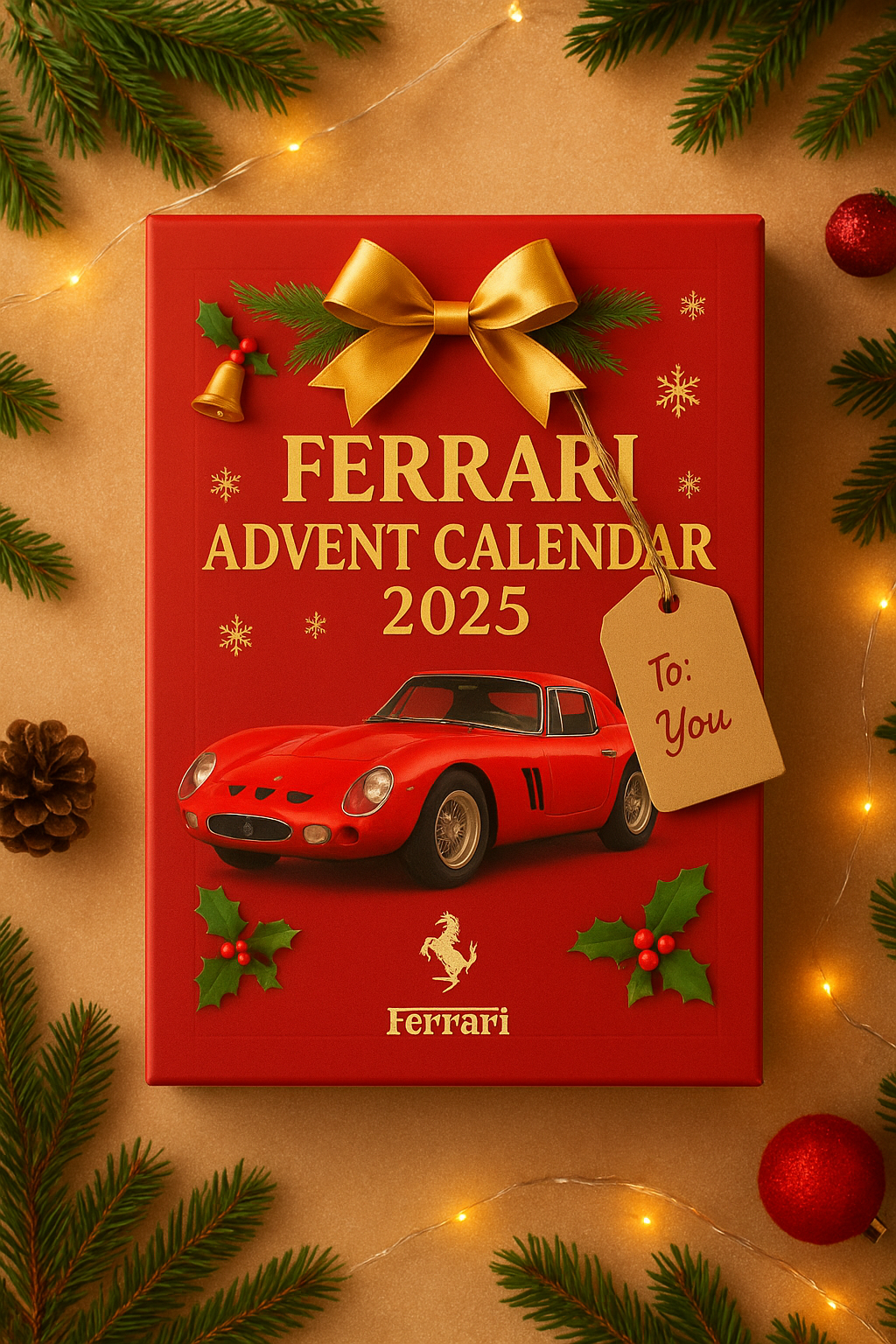 🎄 Calendrier de l’Avent Ferrari F1 Racing Legends 2025 – Édition Collector 🏎️✨