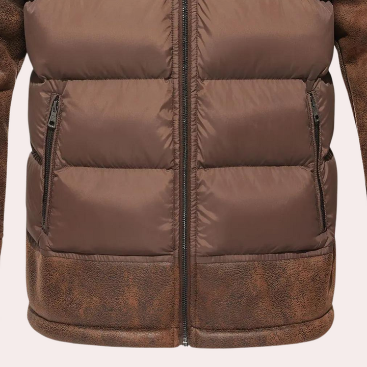 Doudoune Homme Stylée pour l’Hiver – Chaude et Moderne