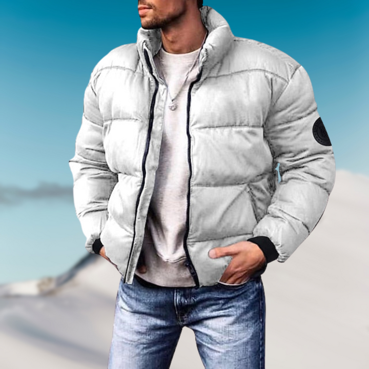 LÉO | Doudoune Puffer Homme Hiver | Chaude et Tendance