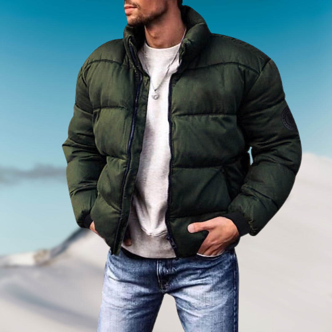 LÉO | Doudoune Puffer Homme Hiver | Chaude et Tendance