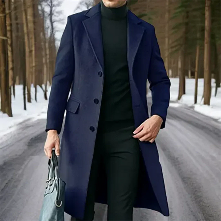 Trench Homme Classique Chaud pour l’Hiver | Long