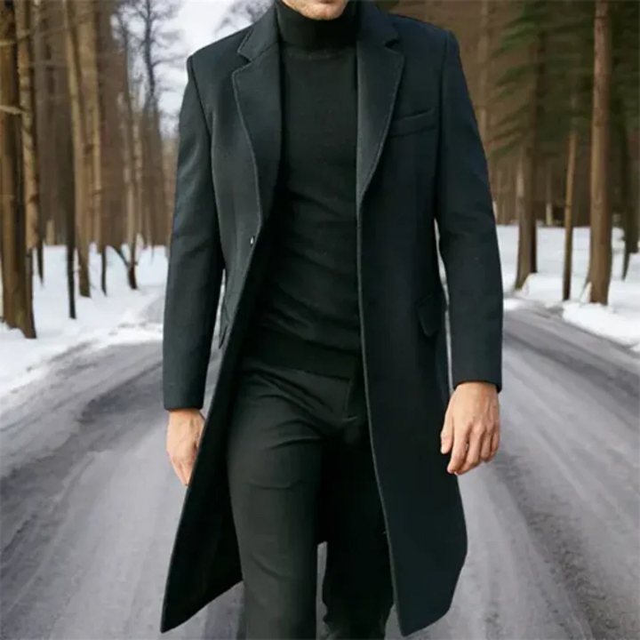 Trench Homme Classique Chaud pour l’Hiver | Long