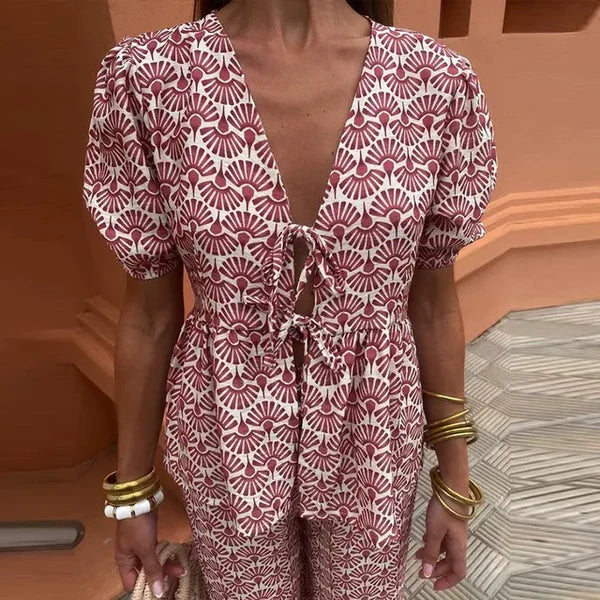 Élodie | Ensemble d’été chic deux pièces