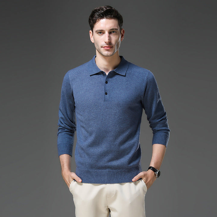 Maxence™ | Pull Polo en Cachemire