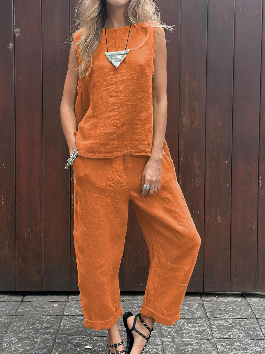 SABRINA | Ensemble Estival 2 Pièces au Confort Léger et Style Moderne pour Tous les Jours