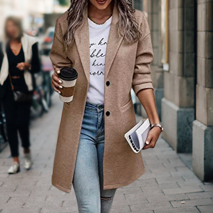 Trench-Coat Long Moderne pour Femme | Chaud