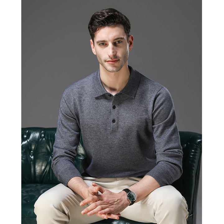 Maxence™ | Pull Polo en Cachemire