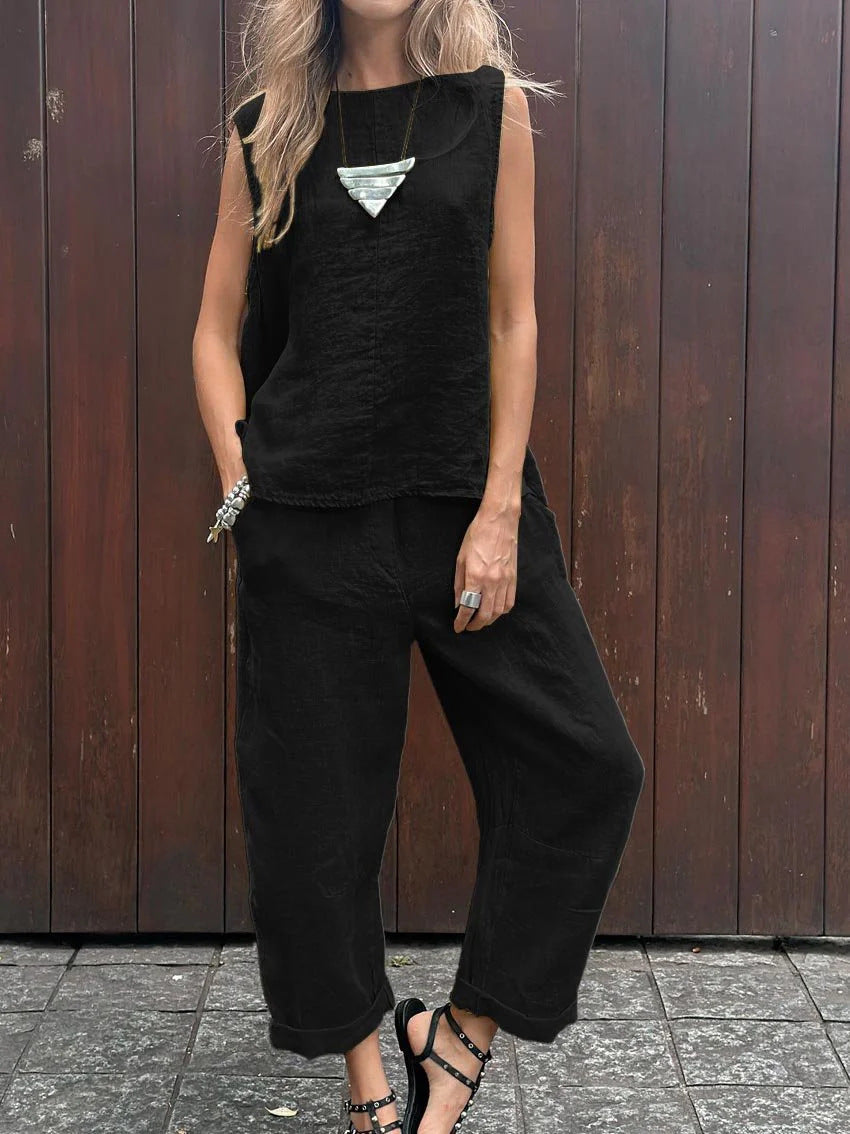 SABRINA | Ensemble Estival 2 Pièces au Confort Léger et Style Moderne pour Tous les Jours