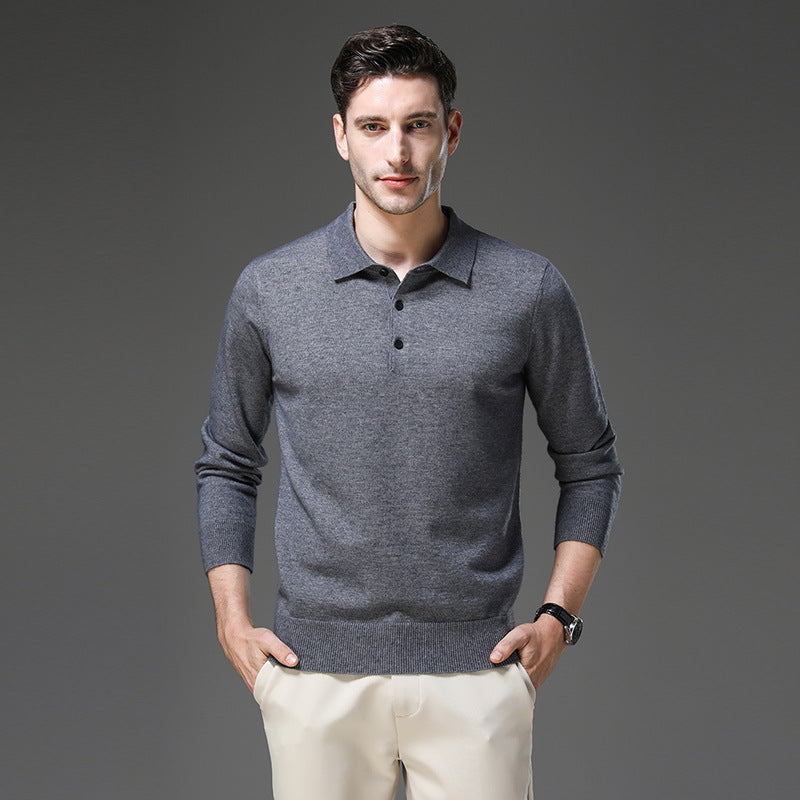 Maxence™ | Pull Polo en Cachemire