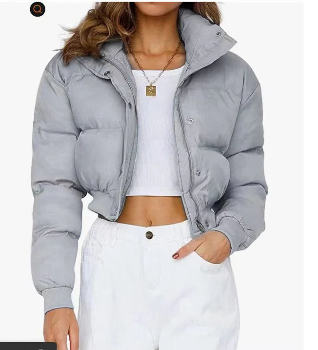 Veste courte à capuche pour femme | Mi-saison