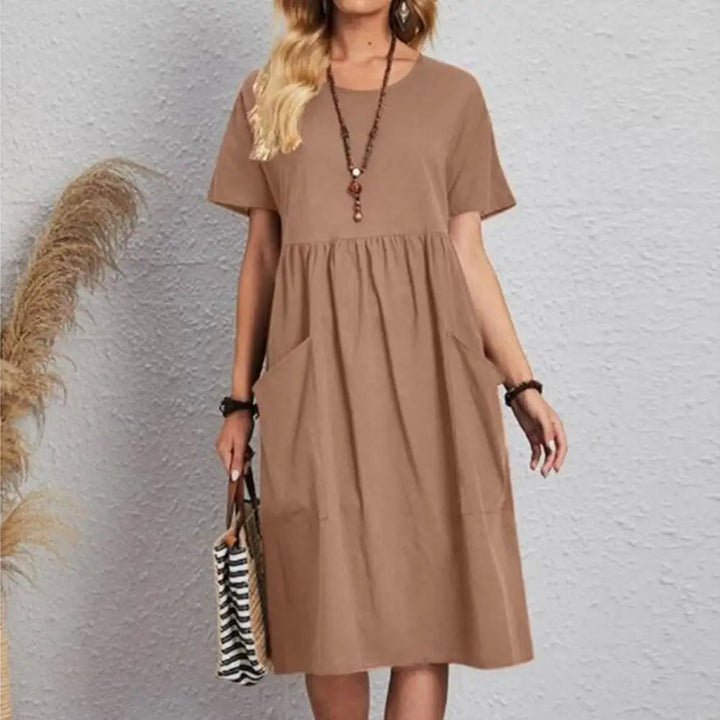 Robe à Poches en Coton et Lin Everyday Charm™