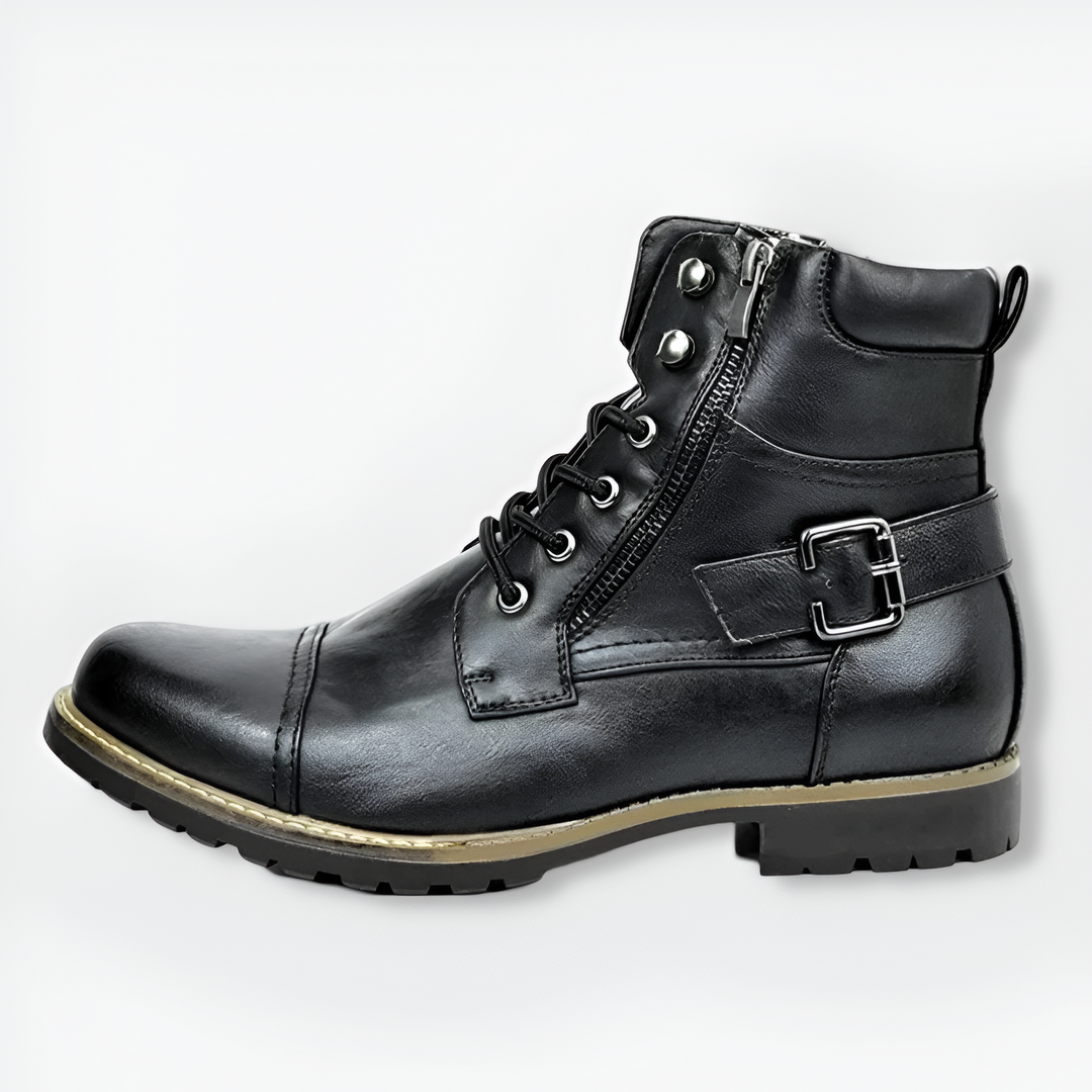 Rémi™ | Bottines à Lacets en Cuir de Luxe