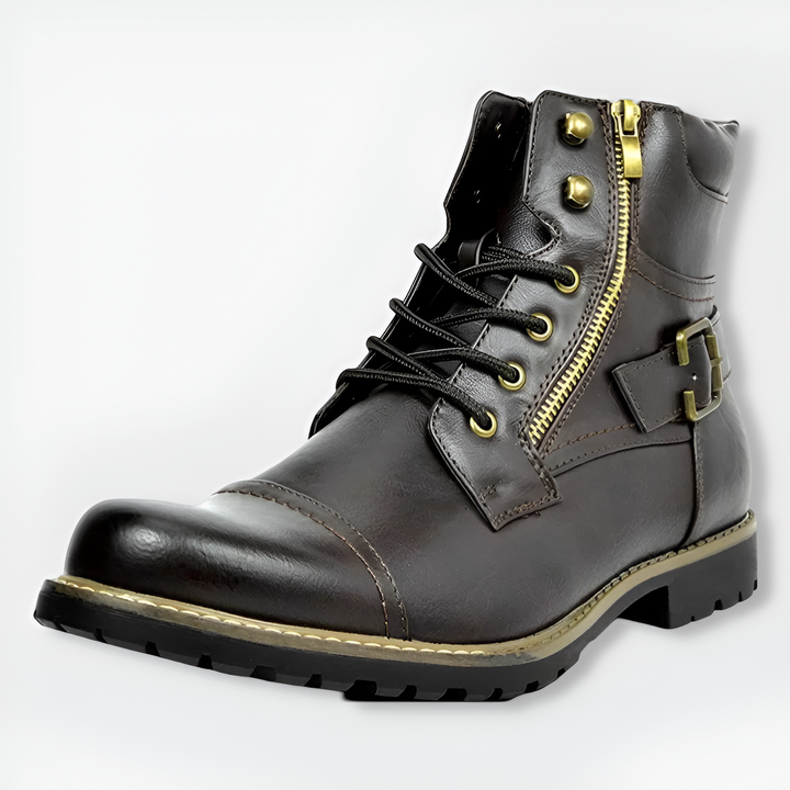 Rémi™ | Bottines à Lacets en Cuir de Luxe