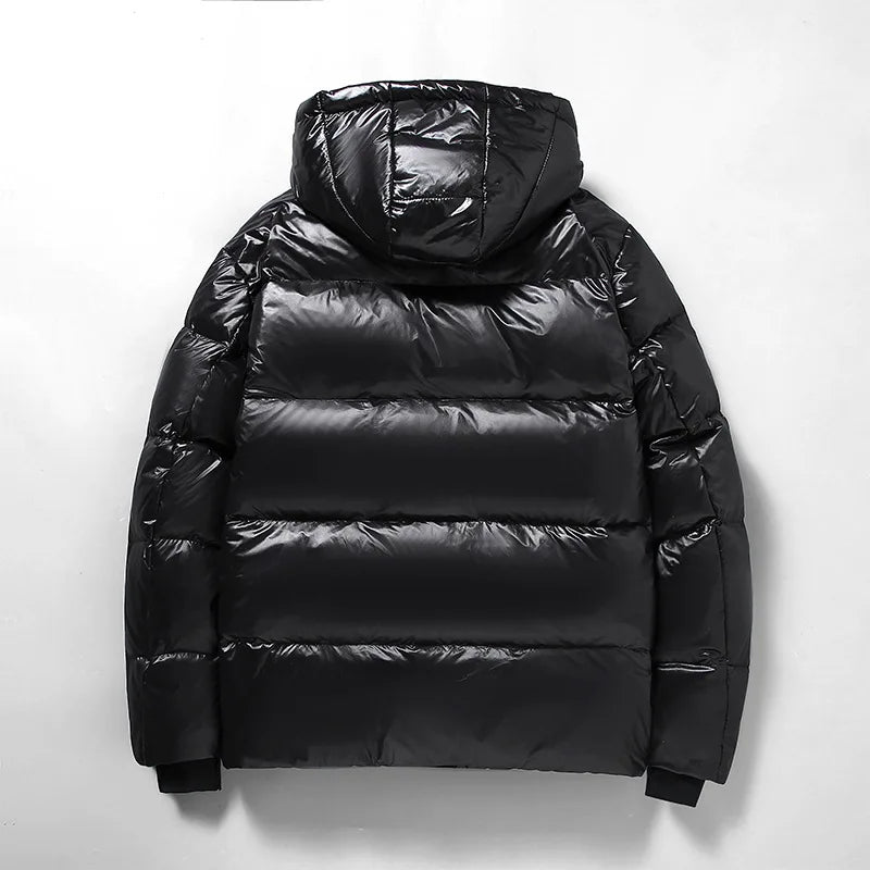 Doudoune Homme avec Capuche – Chaude et Stylée | Noir