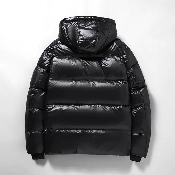Doudoune Homme avec Capuche – Chaude et Stylée | Noir