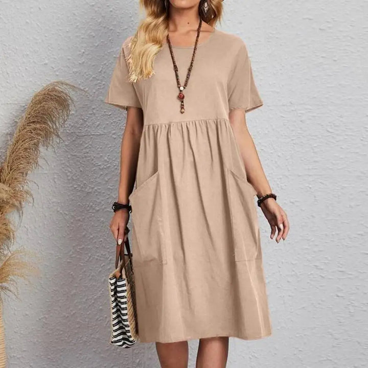 Robe à Poches en Coton et Lin Everyday Charm™
