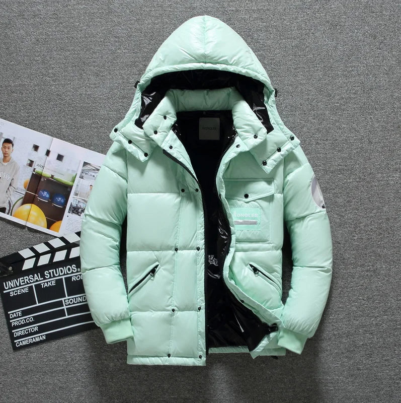 Doudoune d’hiver pour homme avec capuche