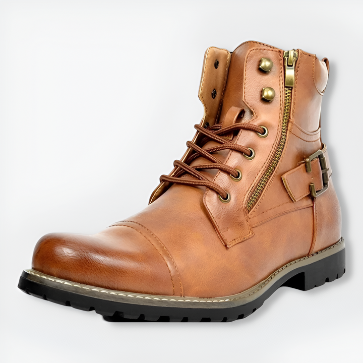 Rémi™ | Bottines à Lacets en Cuir de Luxe