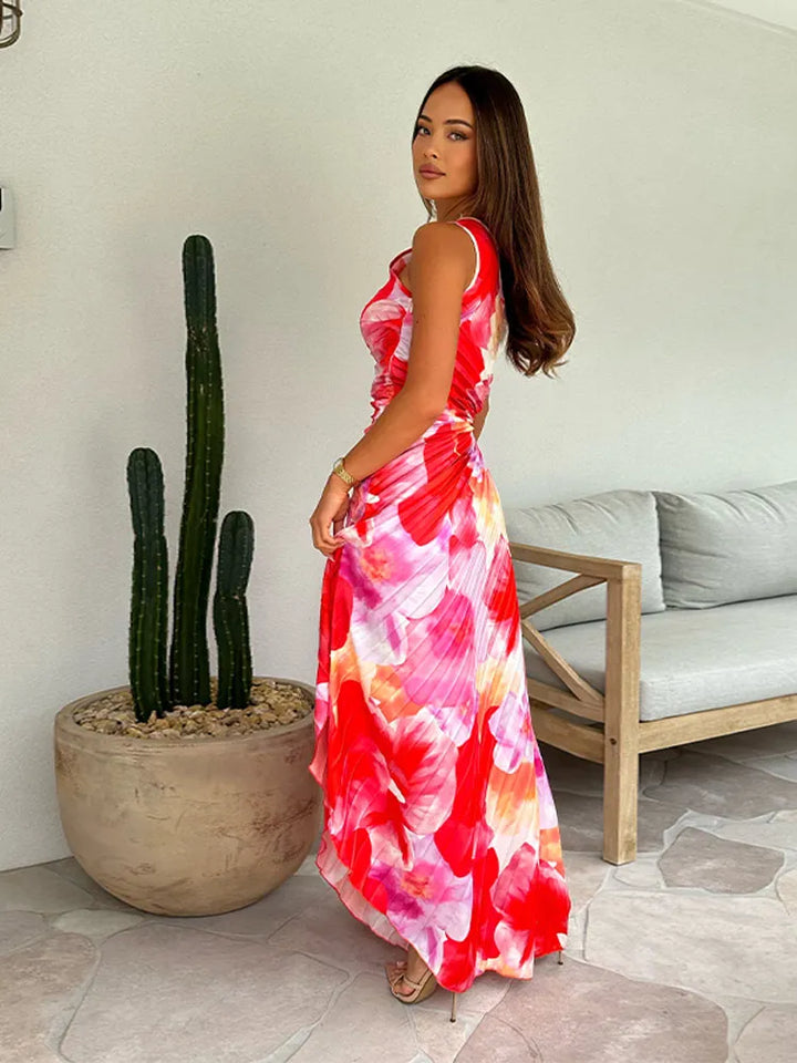 Katie | Robe Plissée d'Été (Presque épuisé)