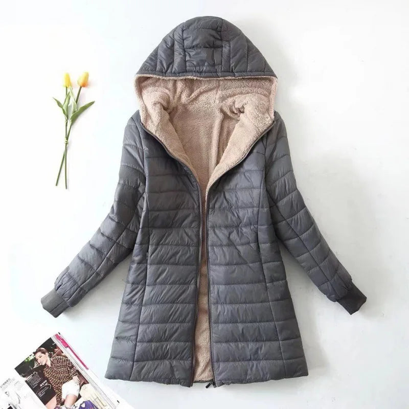 Veste Polaire Hiver Femme | Avec Capuche
