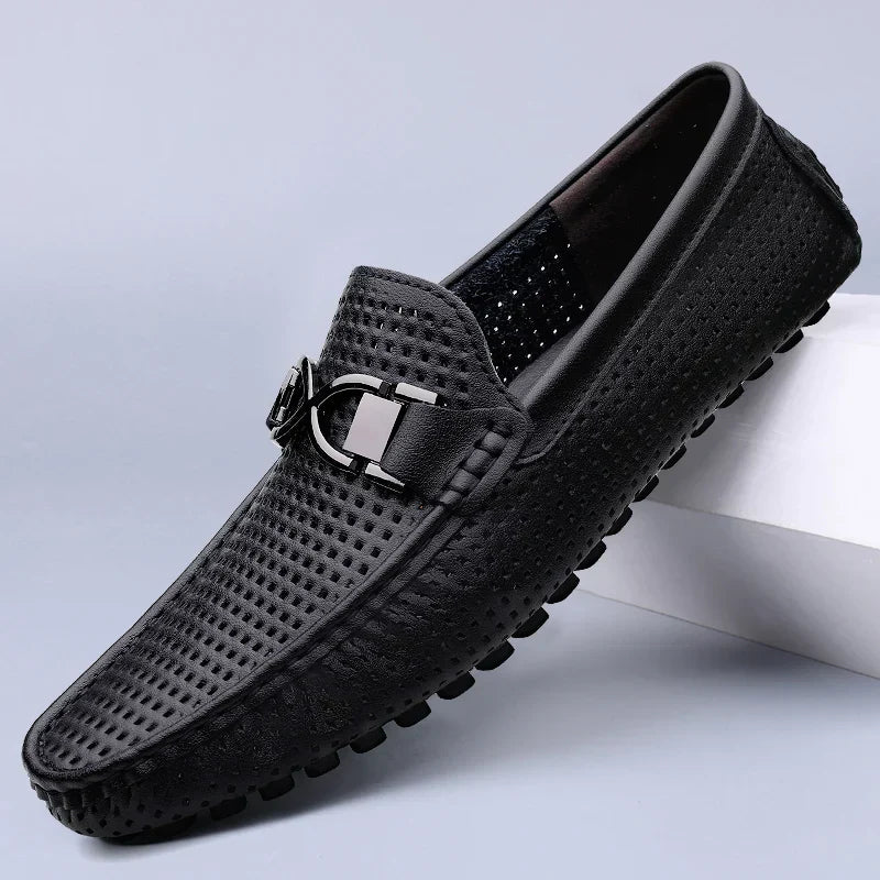 Antoine™ | Mocassins en Cuir Véritable
