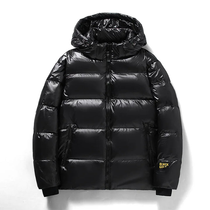 Doudoune Homme avec Capuche – Chaude et Stylée | Noir