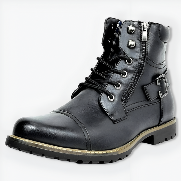 Rémi™ | Bottines à Lacets en Cuir de Luxe