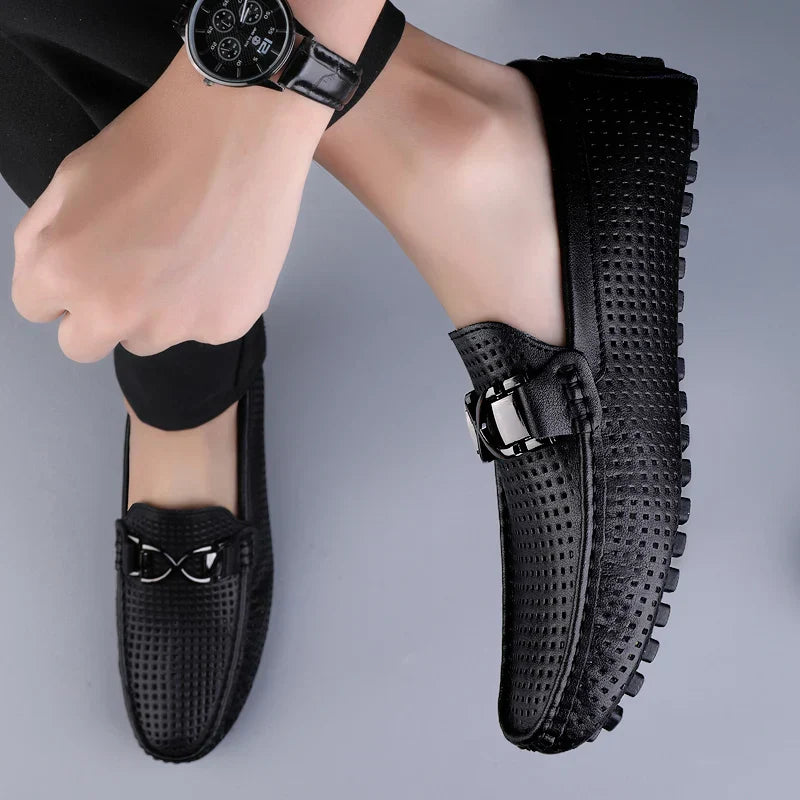 Antoine™ | Mocassins en Cuir Véritable