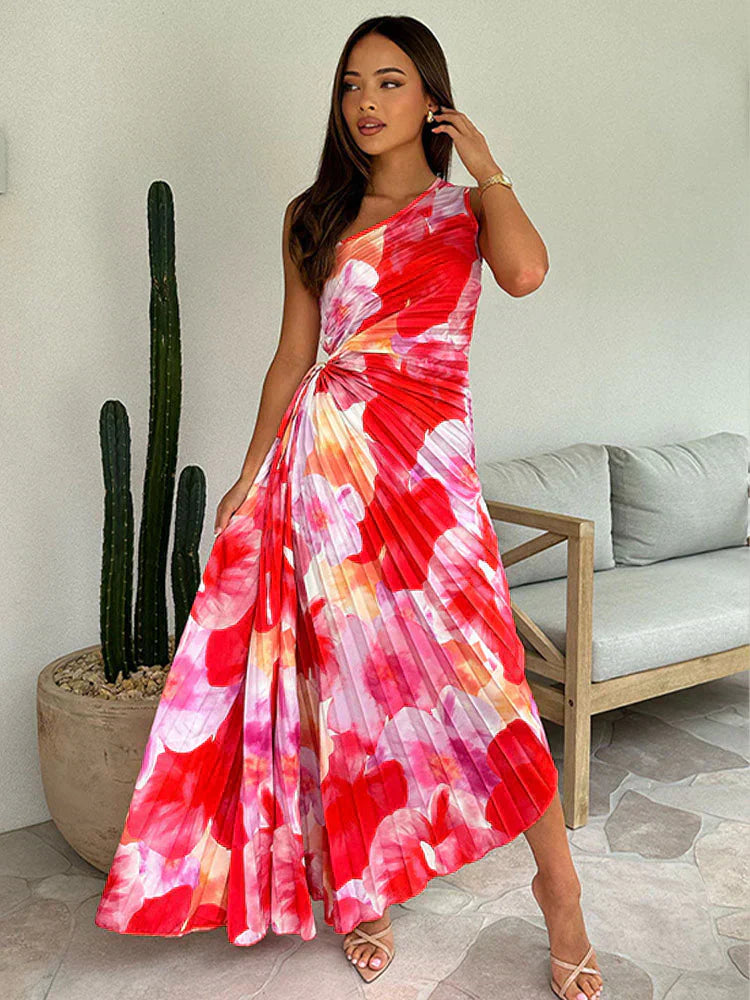 Katie | Robe Plissée d'Été (Presque épuisé)